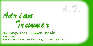 adrian trummer business card